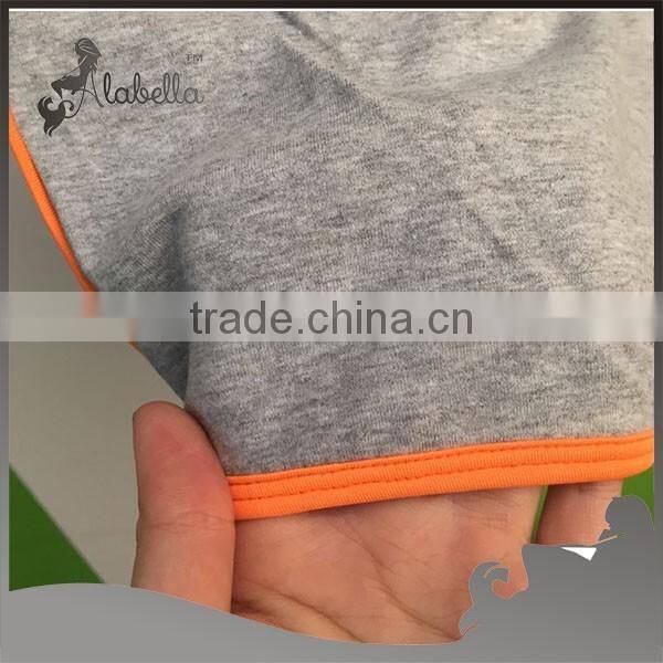 Running shorts with French terry fabric for sports wear Stock garments