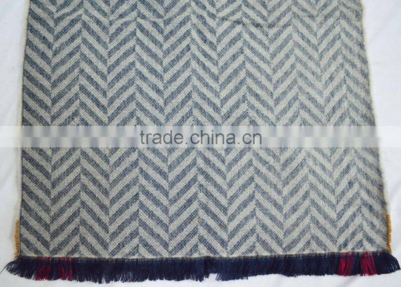 2017 hot popular lady soft cashmere 100%acrylic braided pashmina shawl