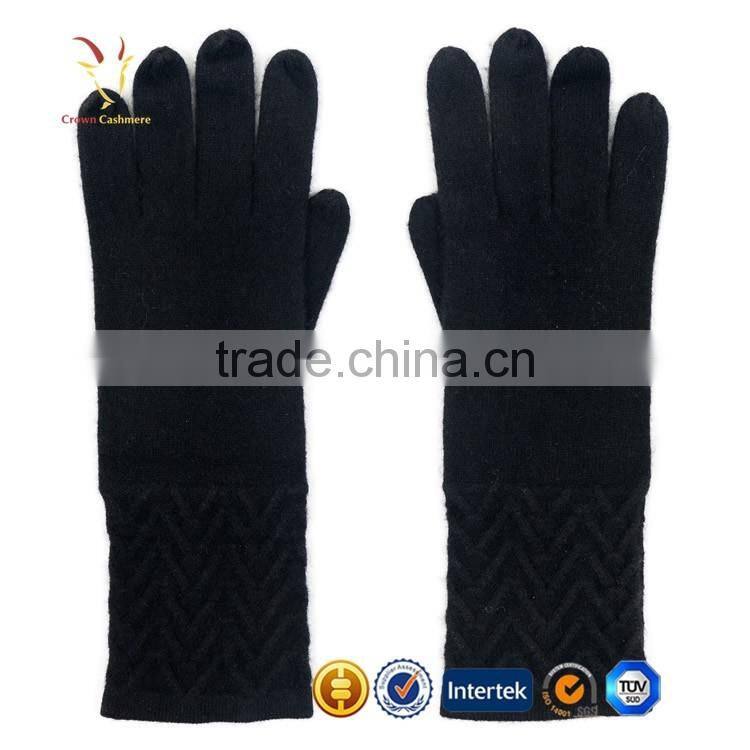 Knitted Arm Warmer Glove Knitting Hand Gloves Warm Custom