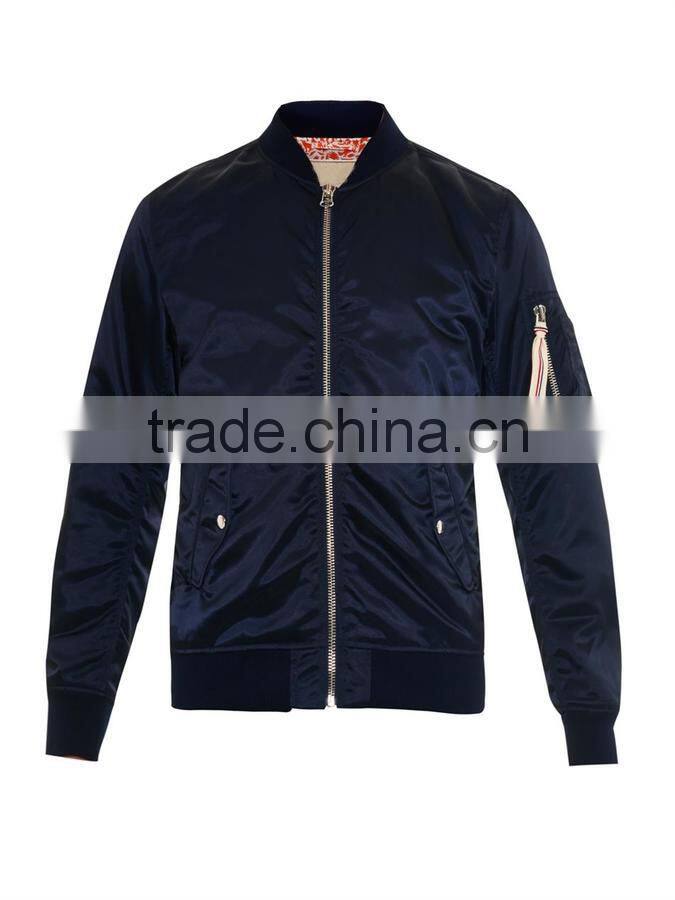 Custom Wholesale Nylon Bomber Jackets