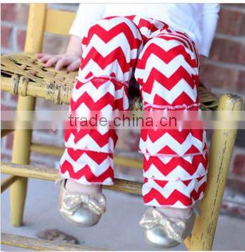 China wholesale girls pants with ruffle new model girls pants with floral printing