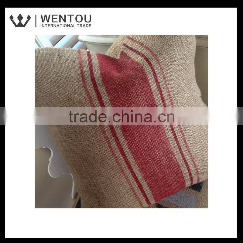 Wholesale home decor Burlap Pillow cover