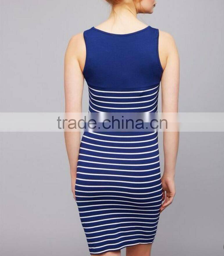 Wholesale pregnant clothing sleeveless dresses for pregnant women