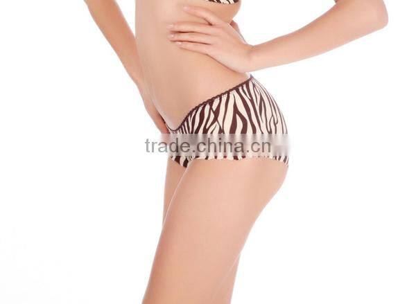 Middle Waist Zebra Seamless Women Underwear