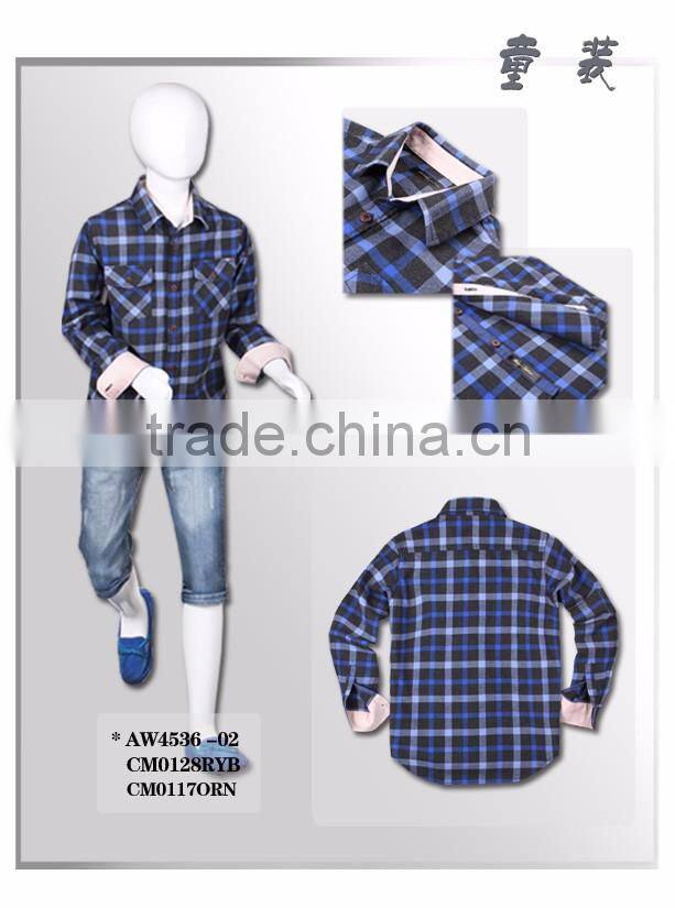 latest collection of kids casual flannel shirt design