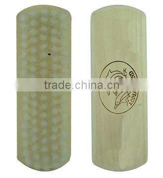 Logo self determined synthetic fiber shoe brush