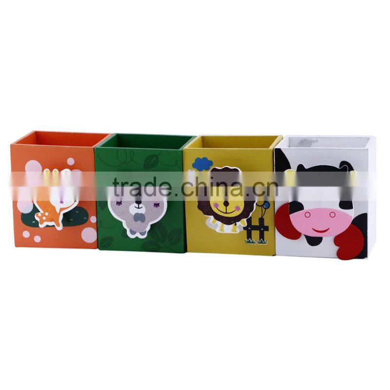 Custom size wooden spin noise maker toy