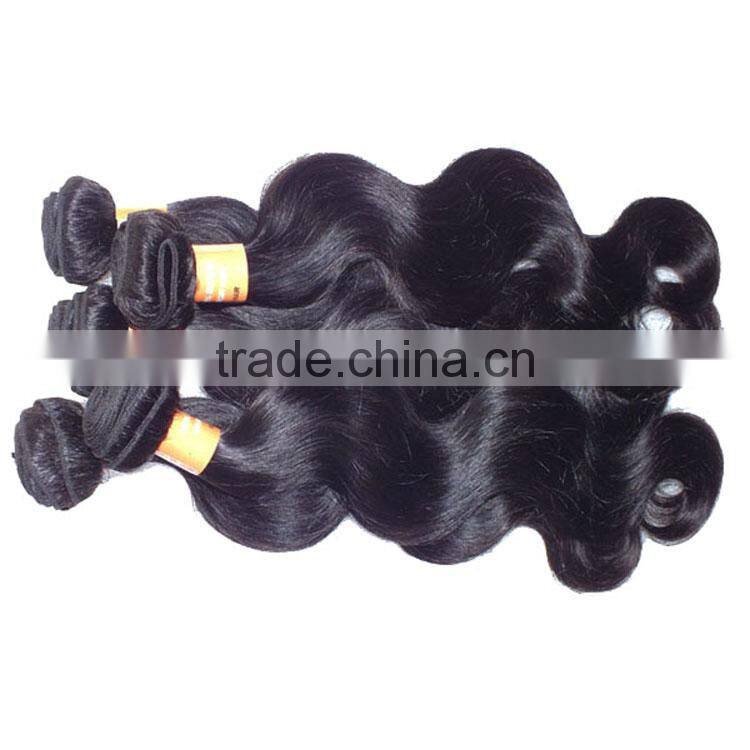 Wholesale Unprocessed Virgin Indian Human Hair Weaves Wavy Body Wave Raw Indian Hair Extensions