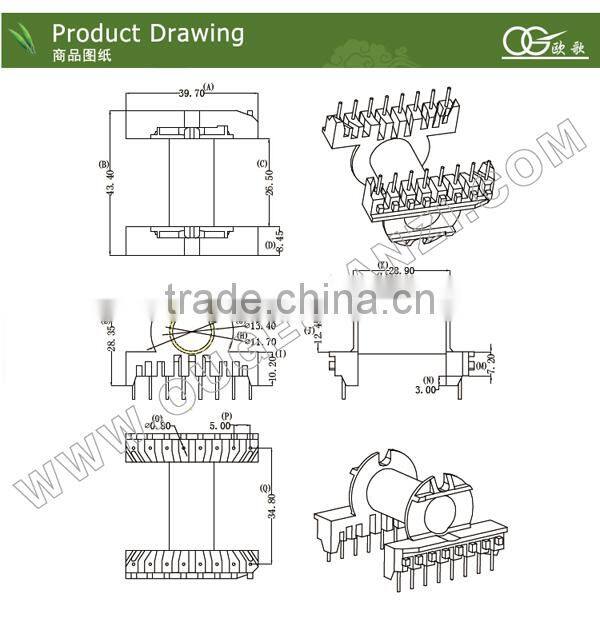 ER3542 transformer bobbin material