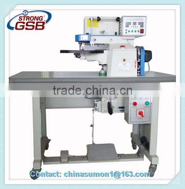 LZ- electronic automatic folding machine /Computerized hot-cement leather edge folding machine