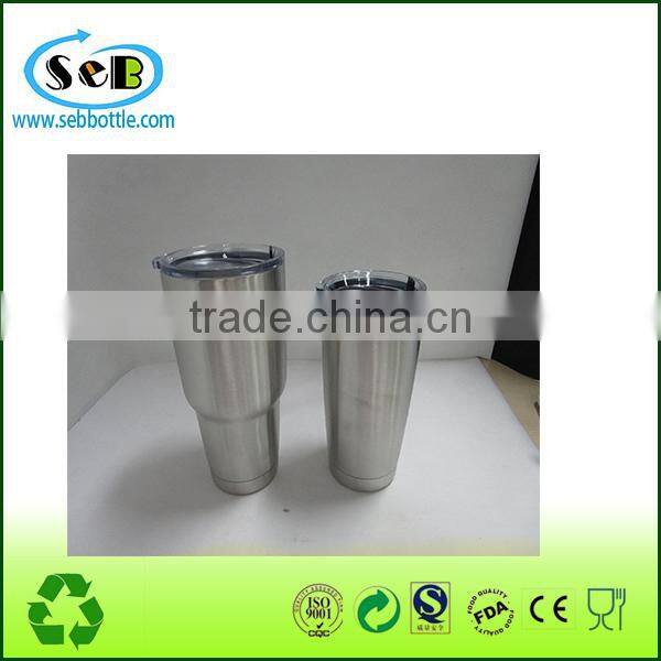 Vacuum thermos mug / double wall stainless steel tumbler / car mug