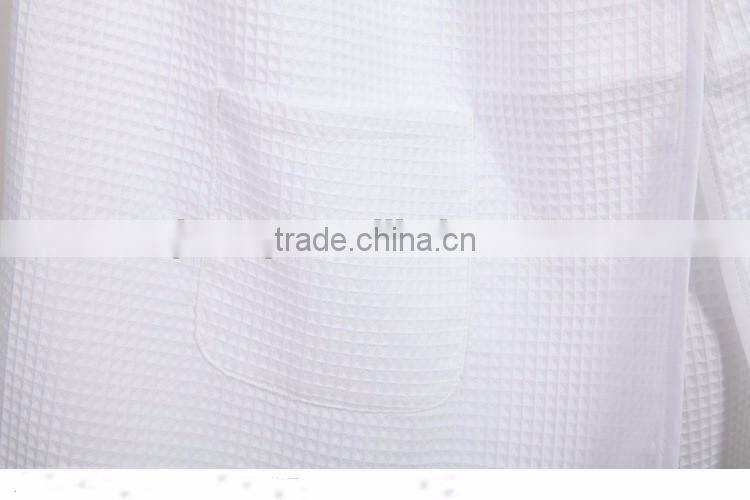 waffle weave bath dress wrap towel unisex