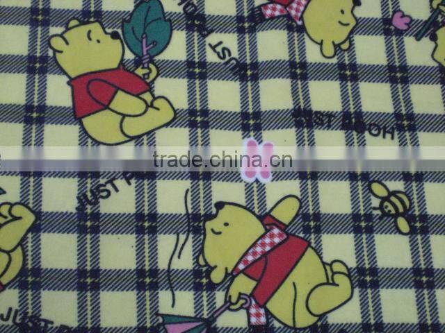 grid printed flannel