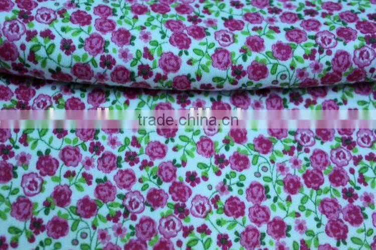 polyester knitted interlock fabric for garment
