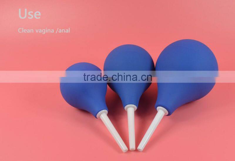 Vaginal Clean Douche Enema Anus Flushing Device Medical Silicone Anal Cleaning Syringe Device Adult BDSM Gay Anal Sex Toys