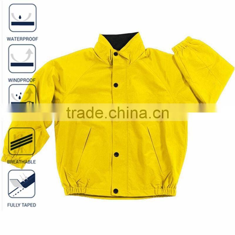 2016 Waterproof Nylon Polyamid Welded Jacket with hood