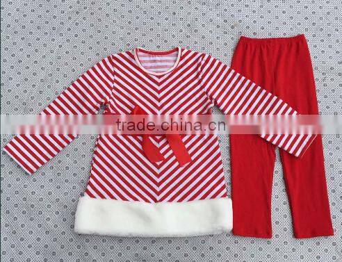 Children clothing 2016 winter pajamas kids t-shirt suit kids clothes girls dress cotton outfits baby boutique wholesale