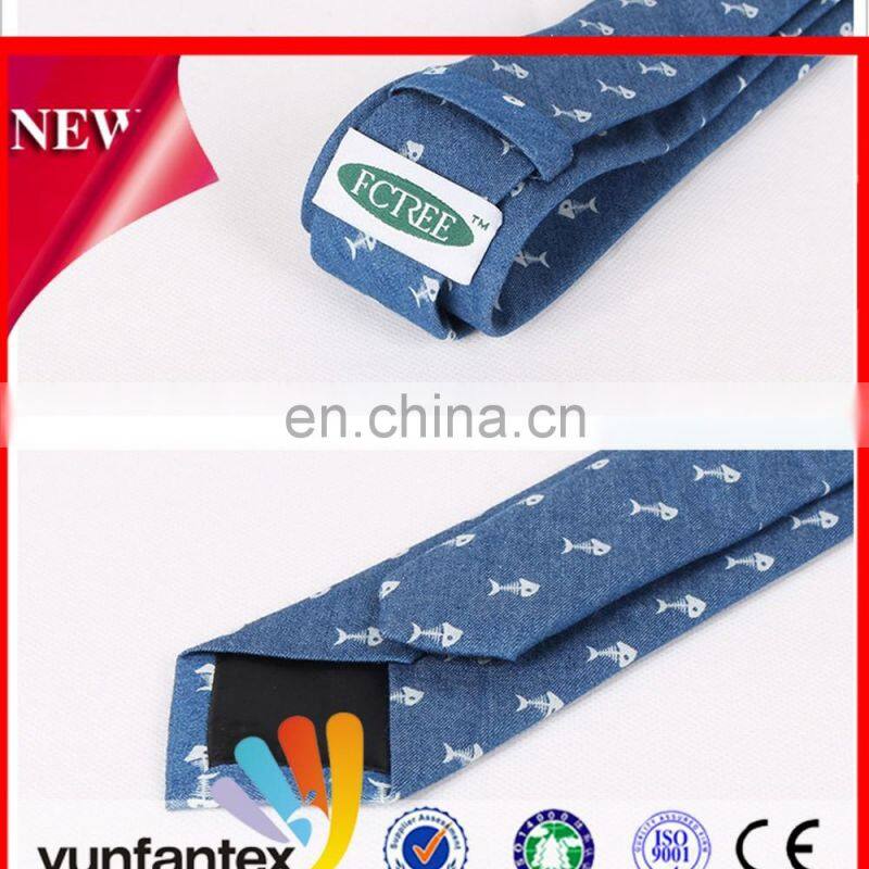 latest fashion design cotton colorful tie for men