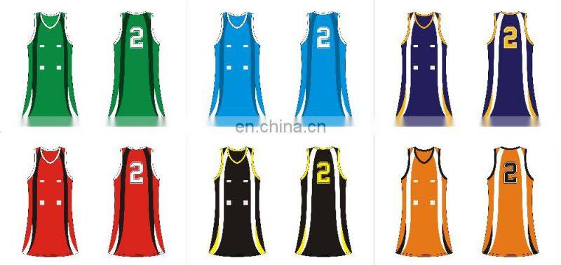trendy new style custom netball wear in good quality