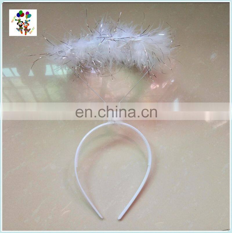 Hen Night Fancy Dress Feather Angel Halo Party Headbands HPC-0704