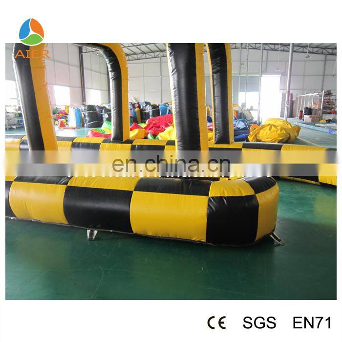 inflatable kart track, inflatable race track for kart, inflatable air tumble track