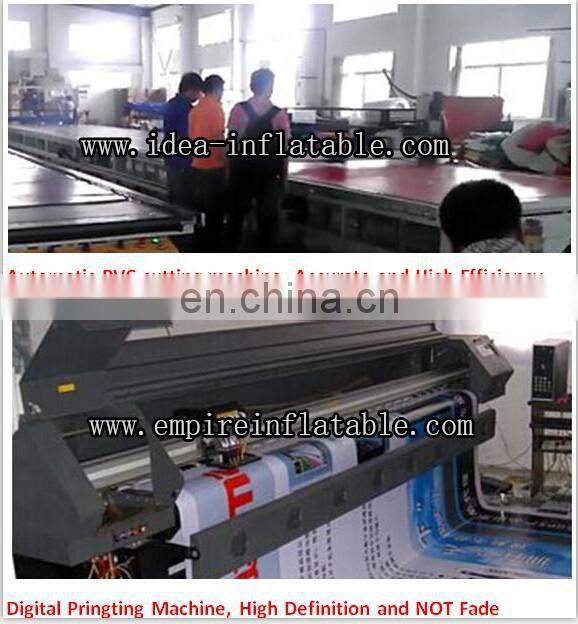 Blue color inflatable millennium field paintball bunker for outdoor sports ID-PB014