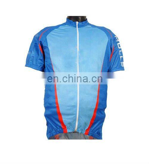 Men's Elastic Cool Mesh 100% Polyester Cycling Shirts