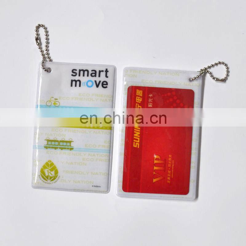 New products customized logo and shaped PVC card holder for sale