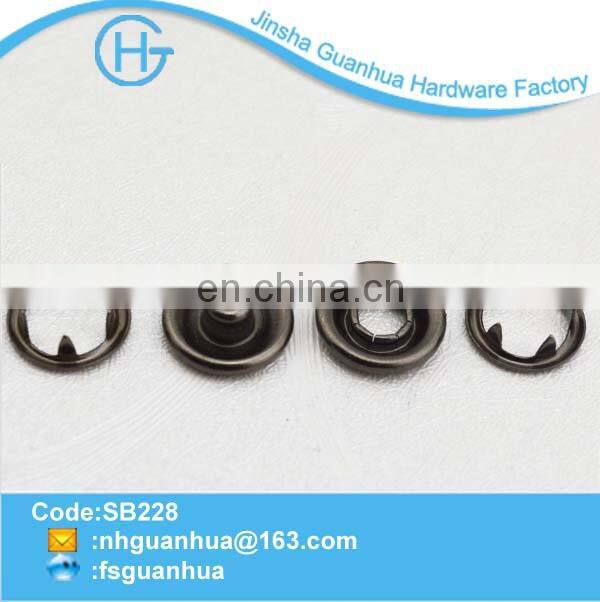 New product metal ring pearl snap buttons for fabric