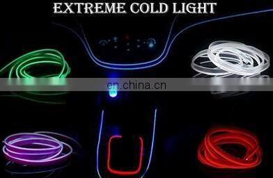 Car EL Wire with belt sound active flashing Kit Set