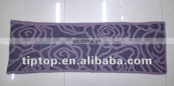 snowflake acrylic scarf