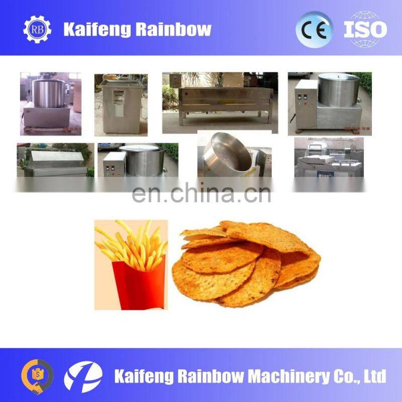 Automatic Electrical potato powder making compound potato chips frying machine potato chips making machine