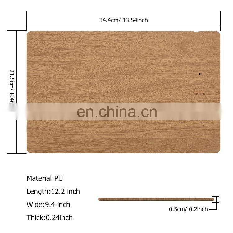 OEM wireless mobile charging mousepad wireless charger mouse pad 10w 7.5W 5W