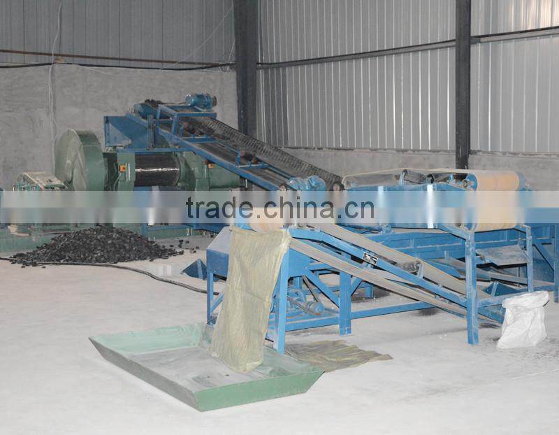 Hot sale waste rubber tire shredder