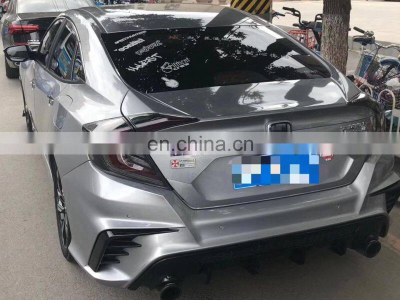 factory PP bumper high quality body kits for Honda CIVIC Yofer FC- 450 2016-2018