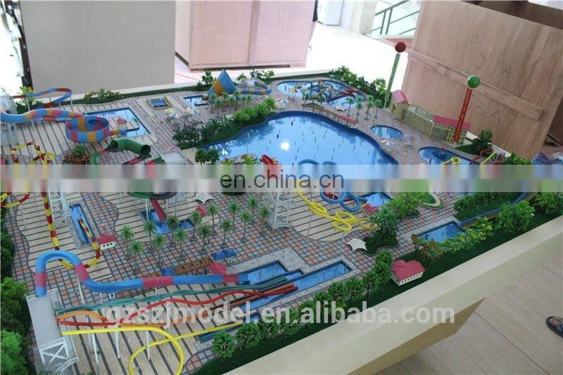 Entertainment facility 3d scale model making/Water park design