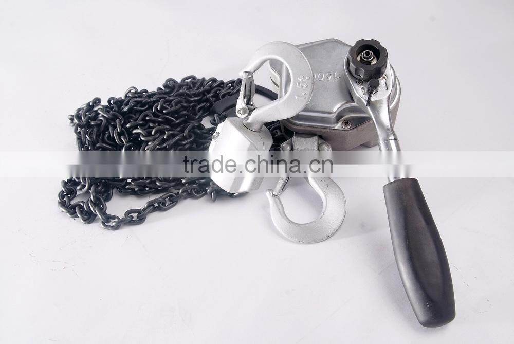 China supplier1.5t stainless steel chain manual hand winches hoists