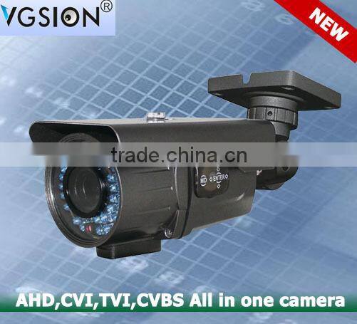 Long distance Outdoor & indoor Hybrid 720P TVI-AHD-CVI-CVBS All in one Dome Camera