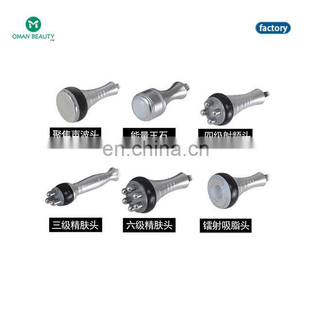 6 in 1 RF Cavitation Slimming Machine Weight Loss Fat Removal Face Lifting Machine