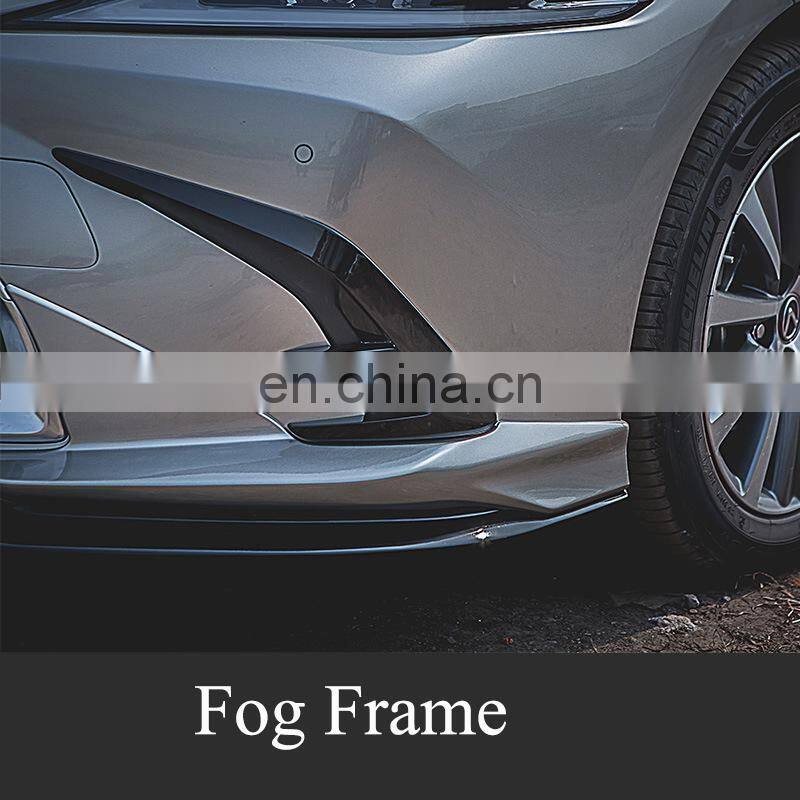 Runde New Arrival For 18-21 Lexus ES large Body Kit Front Bumper Rear Bumper Side Skirt Fog Lamp Frame Rearview Mirror Shell