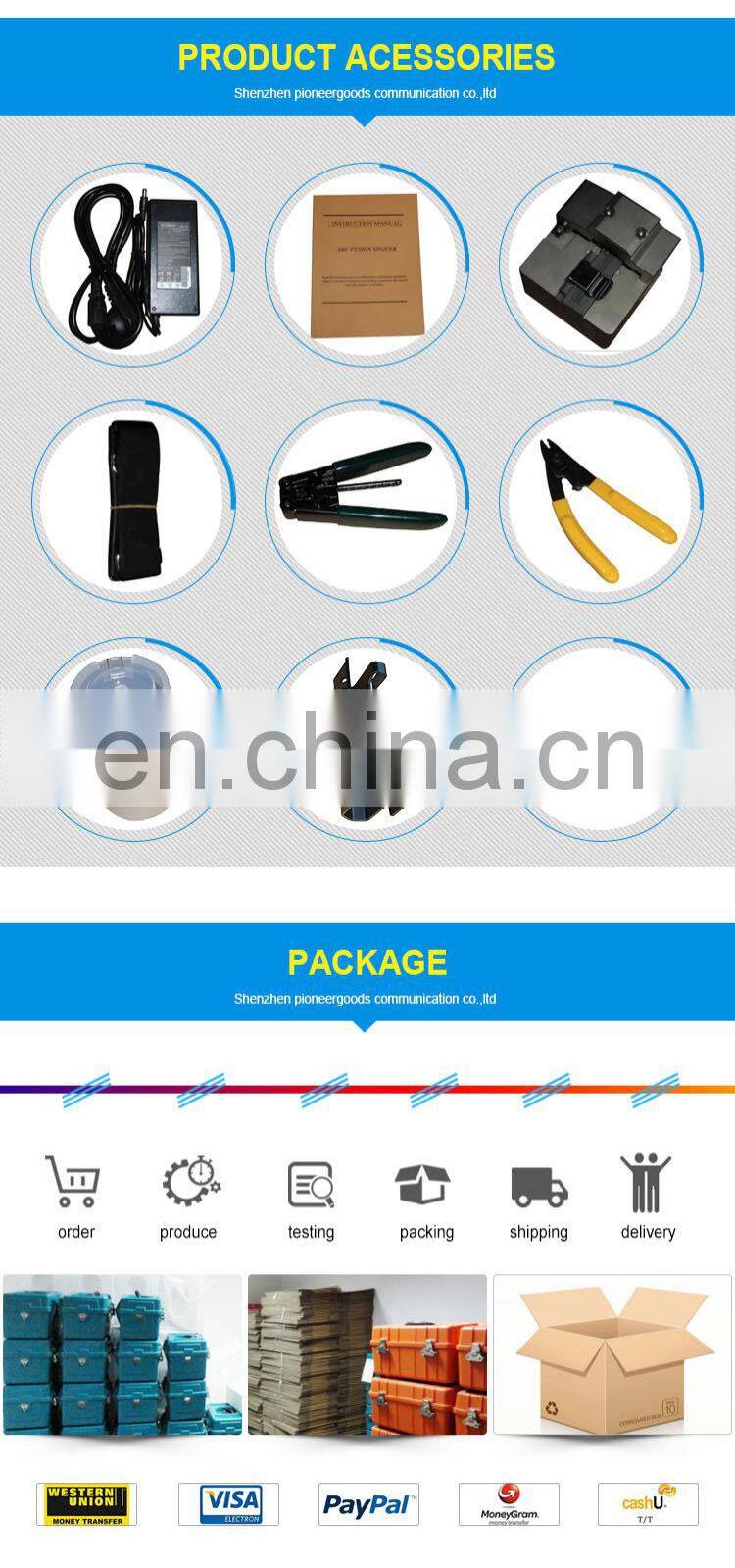 Fiber optic splicing machine fusion splicer PG-FS16 cleaver fusion splicer