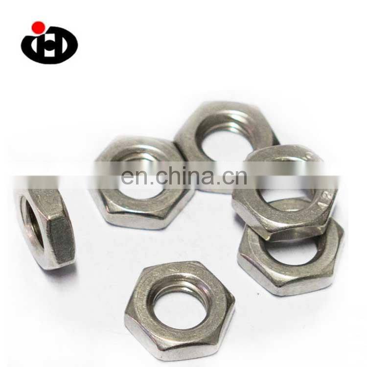 Jinghong Stainless Steel 304 DIN439 Hex Thin Nut