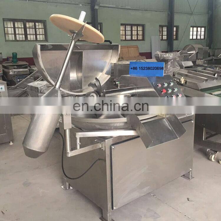 automatic bowl cutter stainless steel meat cutting and blending machine