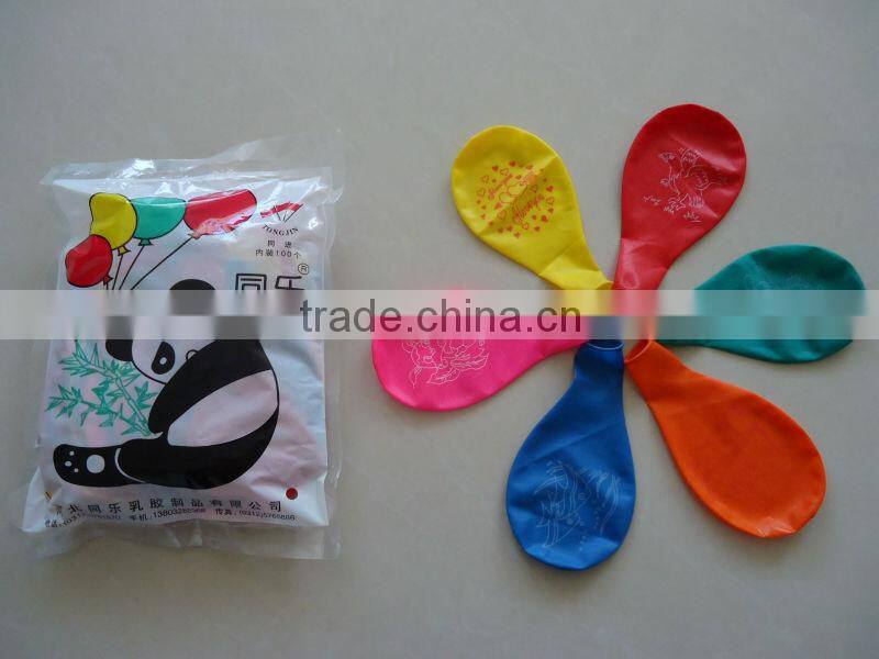 various shapes and sizes natural latex balloon