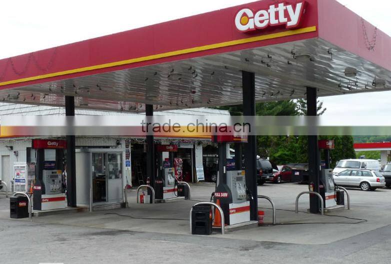Bottom price less cost of gas station canopy with CE certification