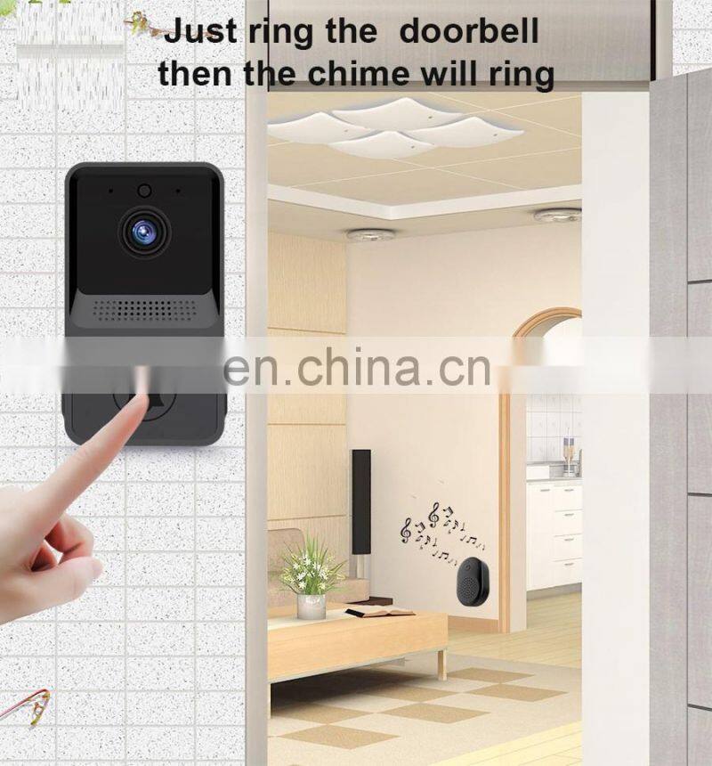 Hot Selling New T2 Z20 720P Two Way Audio Night Vision Wifi Wireless Smart Doorbell Chime Ring Doorbell Camera Video Doorbell