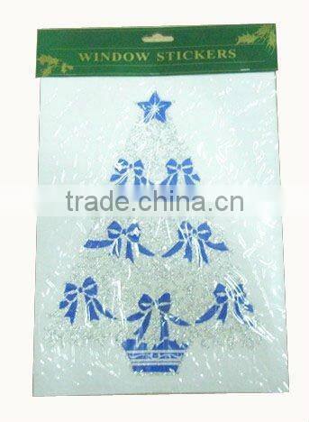 Christmas Vinyl Glitter Window Sticker