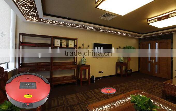 M882 Robotic Vacuum Cleaner in New Design, with UV Lamp and Virtual Wall,Sweeper size D350*85mm