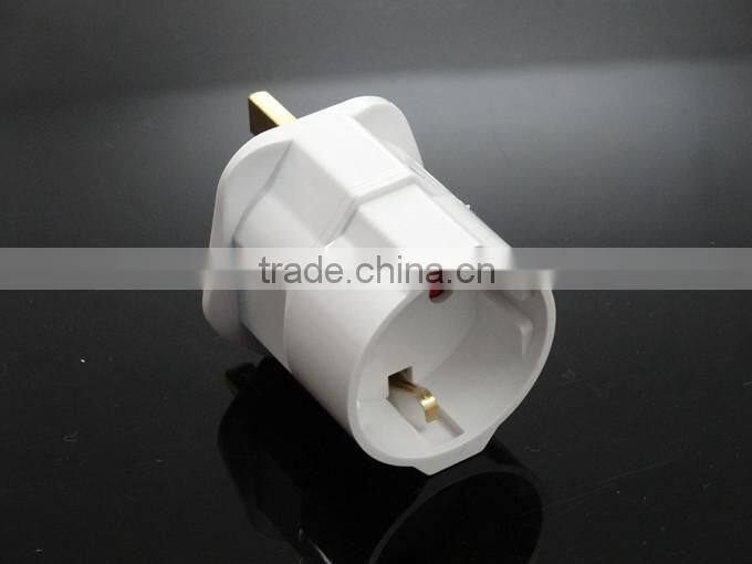 Schuko Adaptor plug Germany to UK English power adapter with 13A fuse