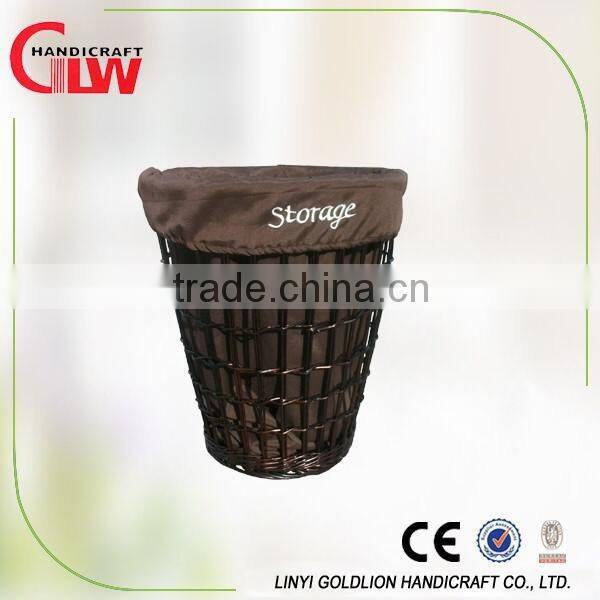 laundry hamper, hamper baskets wholesale , round shape dirty cloth storage